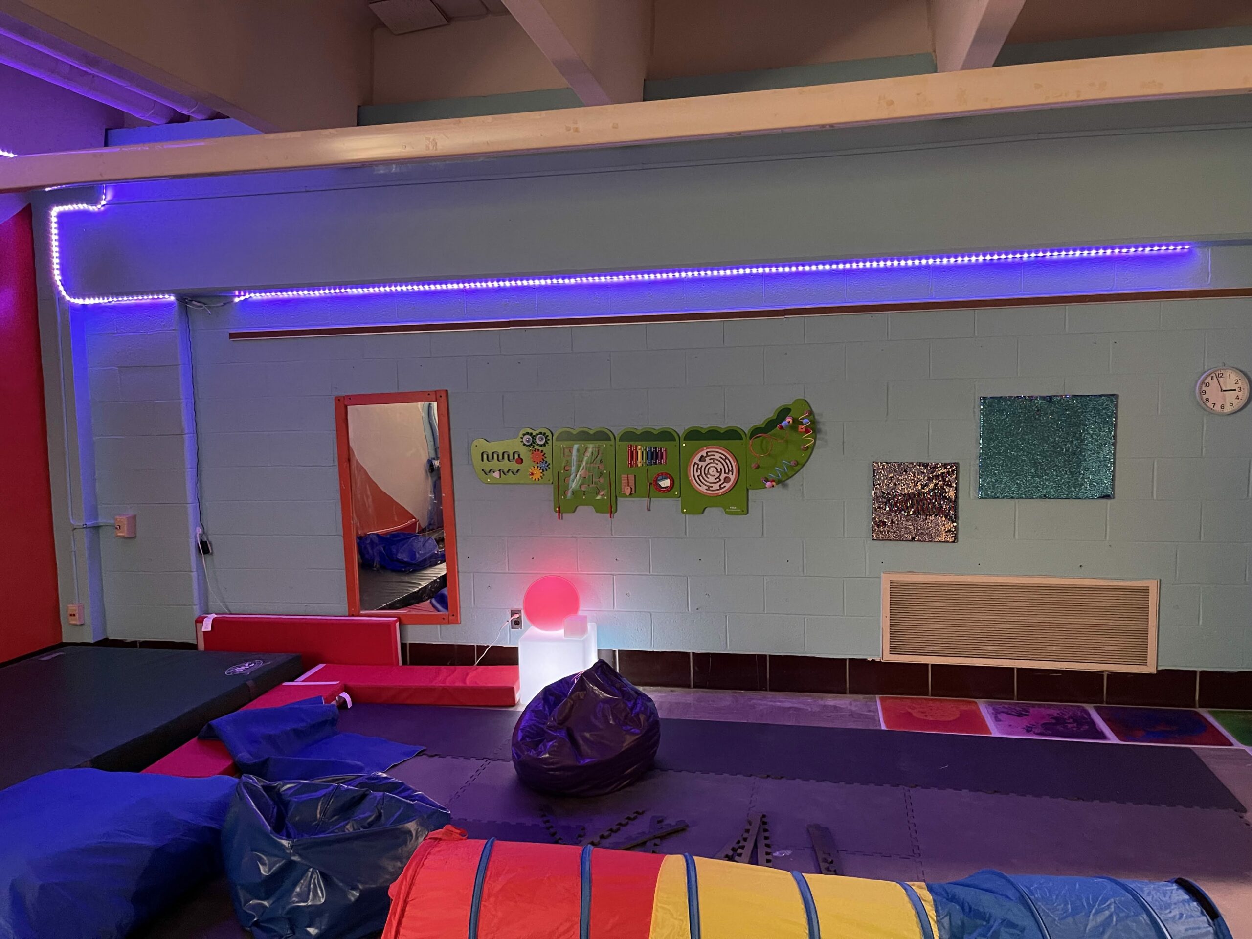 view of the sensory room