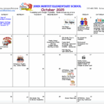 Image of the October 2025 Calendar